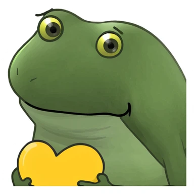 corazon degradado de amarillo a negro sticker