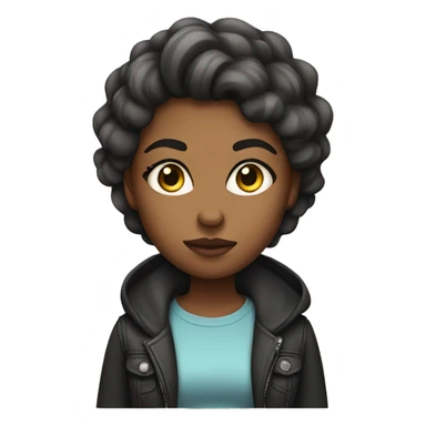 A girl with attitude sticker