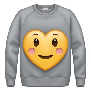 blank grey pullover on white background sticker