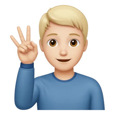 Looking satisfied and putting together your thumb and pointer finger  sticker