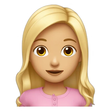 Petite fille qui fait de la GRS sticker