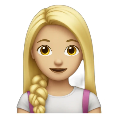 blonde-haired-girl-with-the-sign-What? sticker