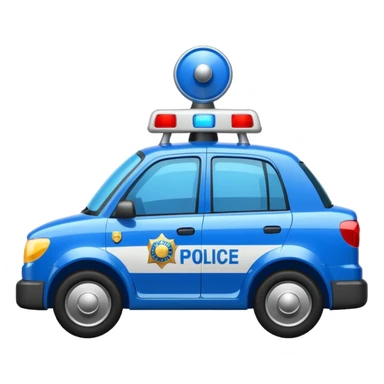 police car sticker