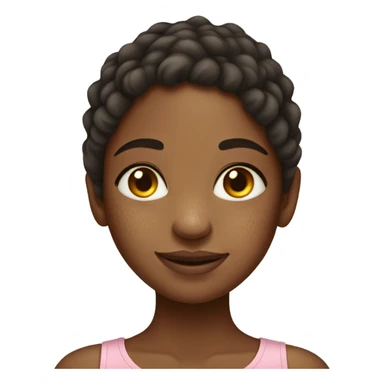 Hyperpigmentation girl sticker