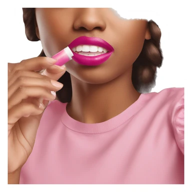 summer friday's pink sugar lip balm sticker