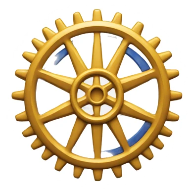 rotary logo sticker