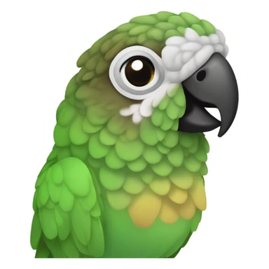 green cheek conure sticker