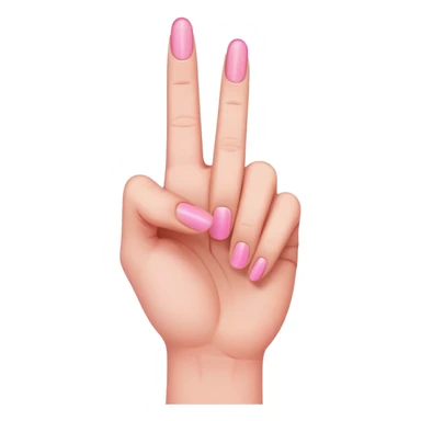 pink middle finger sticker