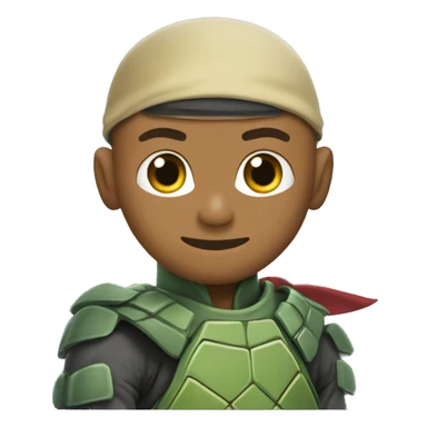 Mbappé en tortue ninja  sticker