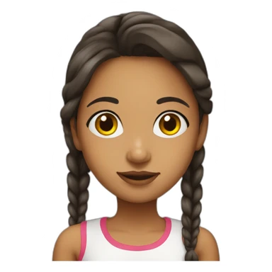 colombian girl hi sticker