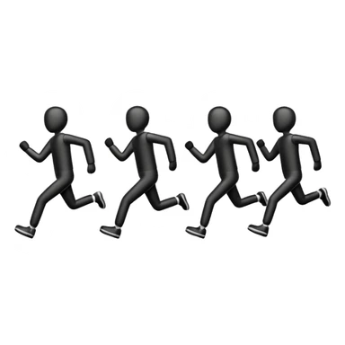 stick figures ruing sticker