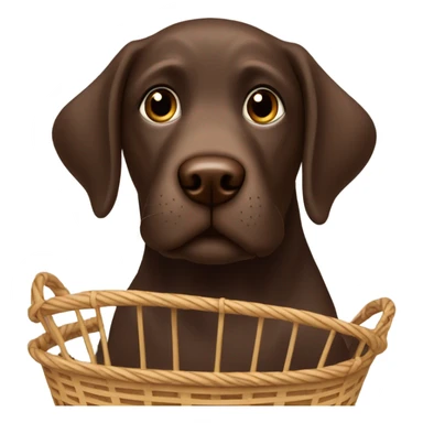 Chocolate Labrador riding a bike sticker