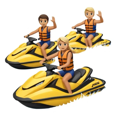 jet ski riders sticker