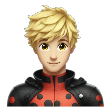 Miraculous ladybug and chat noir sticker