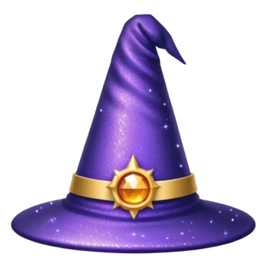 Glitter Chapéu de bruxa sticker