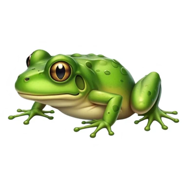 The sadness of a dead frog with big toe sticker