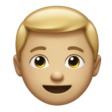 smile face but cryin sticker