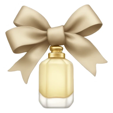 vanilla perfume with a khaki bow sticker