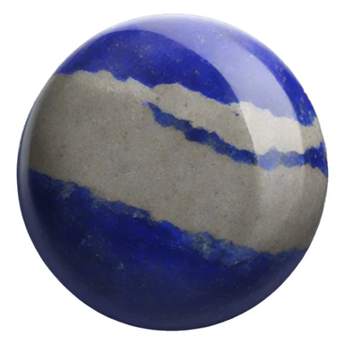 round lapis lazuli stone sticker