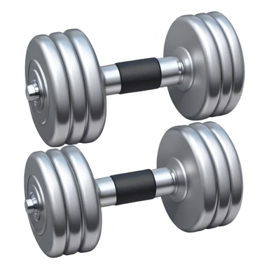 A pair of dumbbells

 sticker