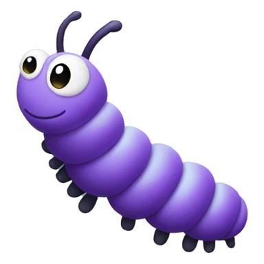 caterpillar in the color of Brittany sticker