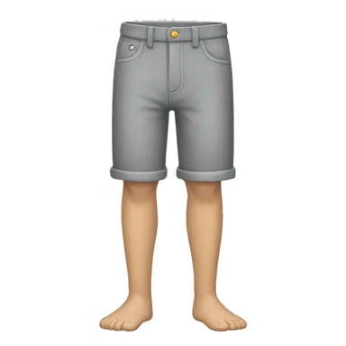 Pantalones grises cortos  sticker