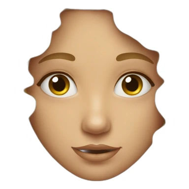 curly blond hiar sticker