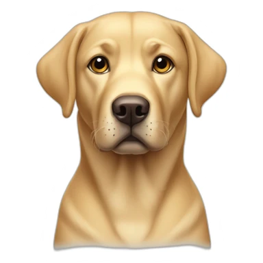 labrador looking very smart sticker