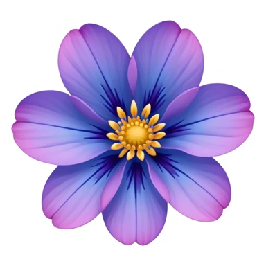 Felicia amelloides flower blue pink purple sticker