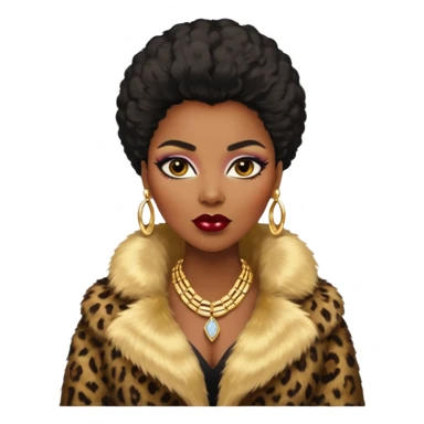 black skin mob wife sticker