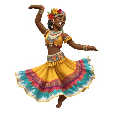 Dancing maya sticker
