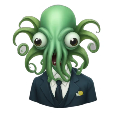 Boris Johnson cthulu sticker