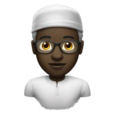 Black men from senegal with glass sticker