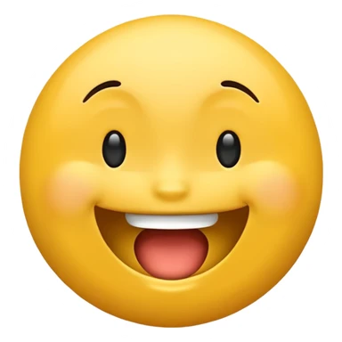 Happy emoji chocking itself  sticker