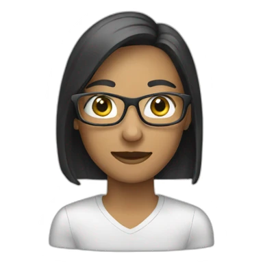 monitor with the video call on the screen sticker