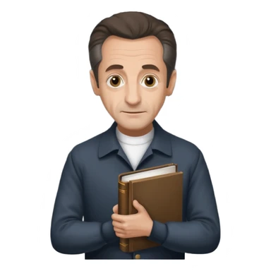 Nicolas Sarkozy, livre prison   sticker