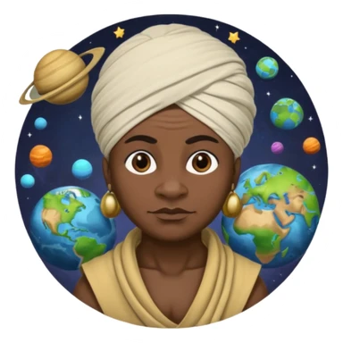 🪐👳🏾‍♂️👹  mezclados y hazme un emoji con esos tres sticker