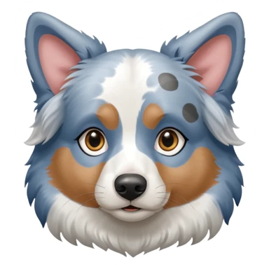 Blue merle Australian Shepherd ￼ sticker