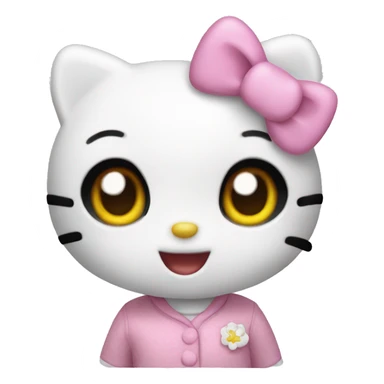 realistic hello kitty sticker