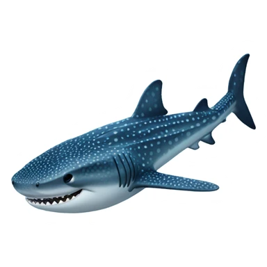 A whale shark sticker