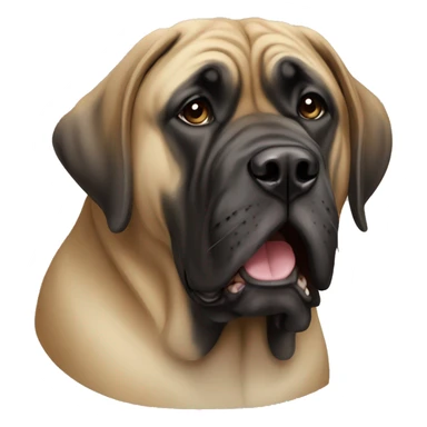 English mastiff dog sticker