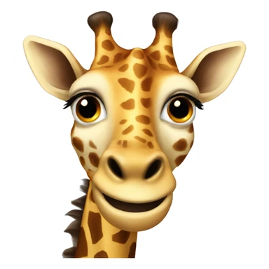 girrafe smile sticker