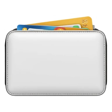 white wallet sticker