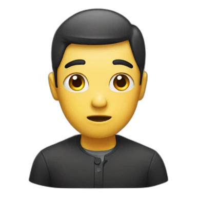 pleading eyes with hands sticker