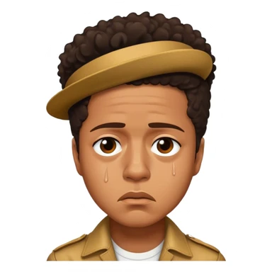 bruno mars cry sticker