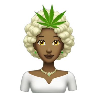 Cannabis Queen sticker