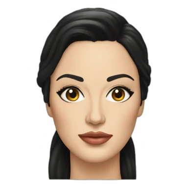 monica belucci hyperrealistic sticker