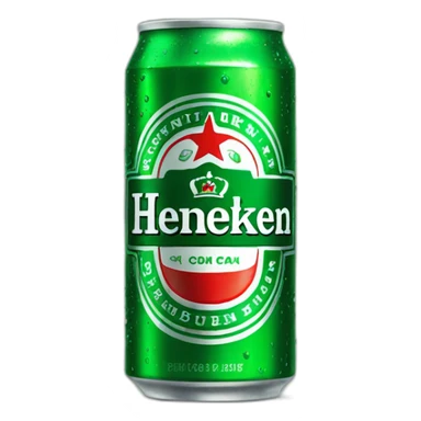 heineken can sticker
