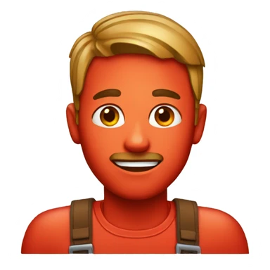 male with tomato sauce skin sticker