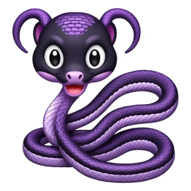 Kuromi snake sticker